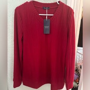 NWT SAMPEEL V NECK SWEATER